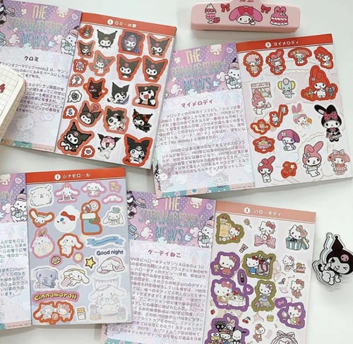دفتر ملصقات سانريو | book Sanrio Stickers