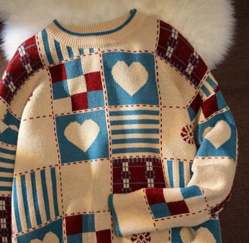 سويتر القلوب | Sweater