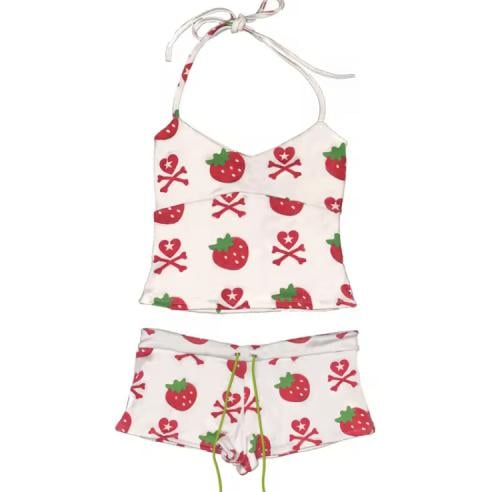 بجامة الفراولة| Strawberry