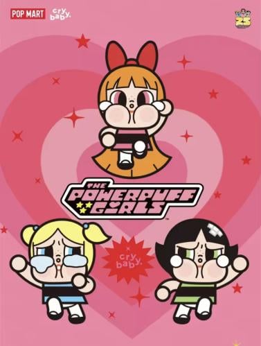 POPMART Cry baby X Powerpuff