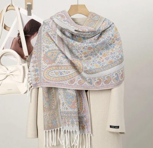 الشال الكشميري الالوان النقشة الخاصة | Scarf