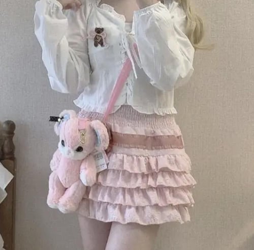 تنورة وردية |Pink skirt