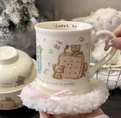 كوب بريد بير| Bear Biscuit cup