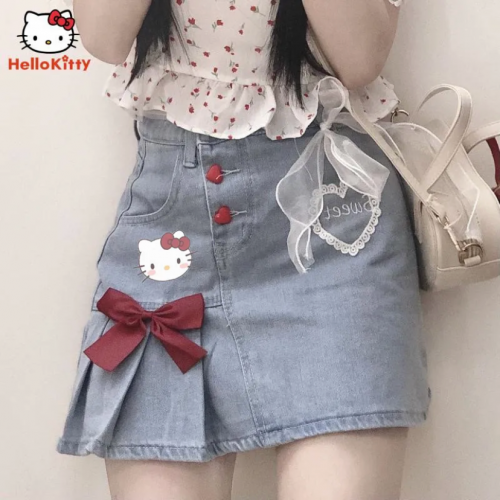 تنورة جينز هيلو كيتي | Hello Kitty