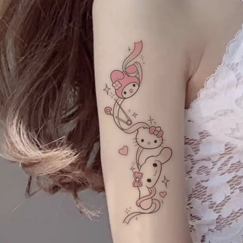 تاتو هيلو كيتي | hello kitty temp tattoos