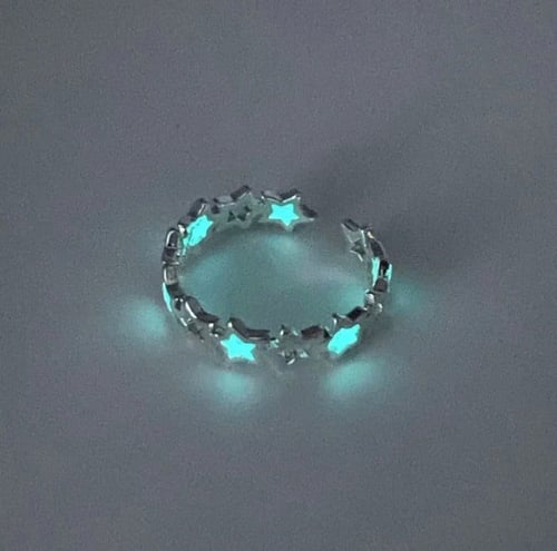 خاتم النجمة المشع | Y2K Star Ring