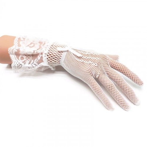 قفاز منقش أبيض | White Gloves