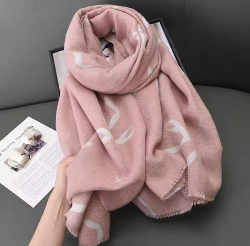 شال بينك بو| Scarf Bow