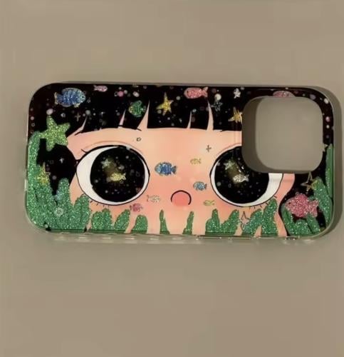 كفر | Glittering Big Eyes Comic Girl