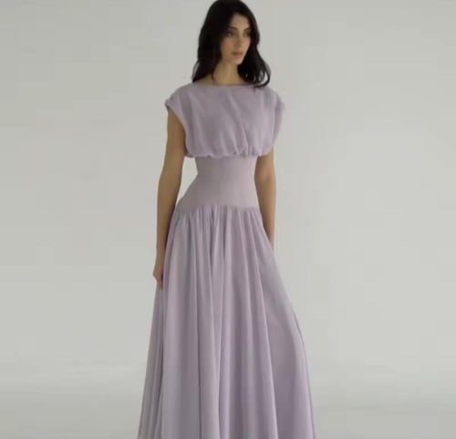 فستان انسياب الحرير | Silk Flow Dress
