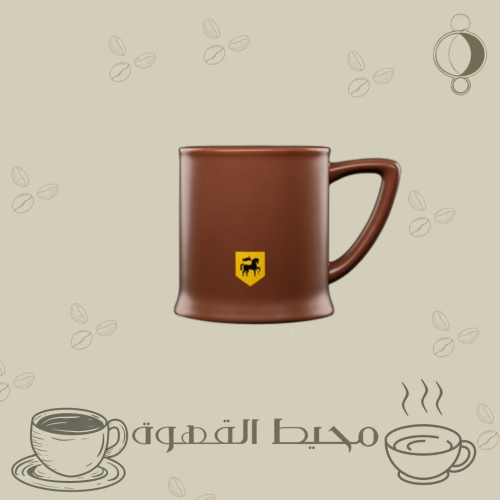 كوب سيراميك بلاك نايت - بني