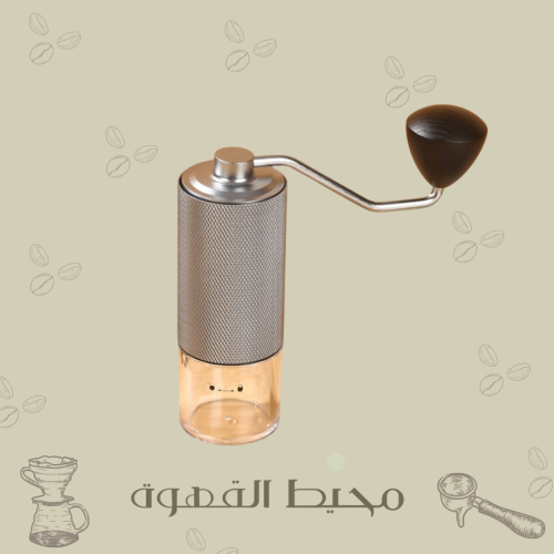 طاحونة ستيل يدوية فضي