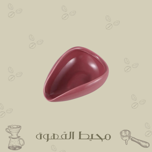 وعاء تجميع القهوة سيراميك - أحمر