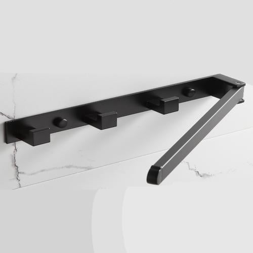 خطاف تعليق مناشف ستيل أسود أنيق – مقاوم للصدأ وسهل...