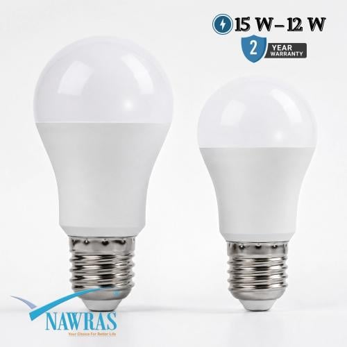 لمبات ليد نورس 12W و 15W - قاعدة E27 - أبيض وأصفر