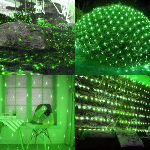 ستارة زينة شبكية مضيئة موديل HX205 أخضر