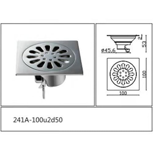 صفاية كروم نورس 10*10 بدون غطاء 241