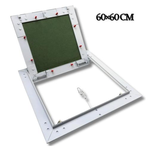 غطاء صيانة سقف جبس 60x60 سم ألمنيوم - فتحة تفتيش م...