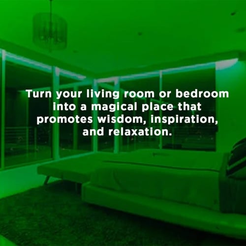 لمبة حلزوني خضراء بقدرة 15 واط