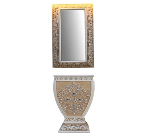 مغسلة ديكور رخام صناعي مفرد - هاتكو