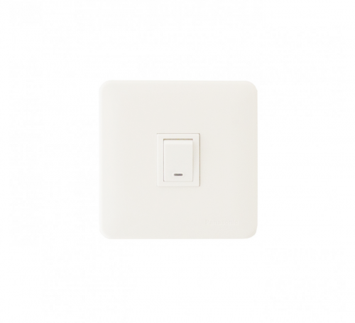 مفتاح مفرد صغير ابيض - باناسونيك