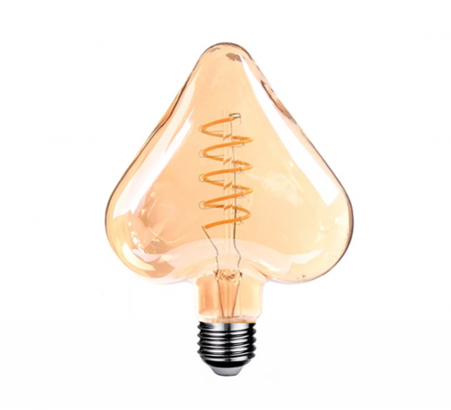 لمبة فلمنت عسلي 4 وات قلب - نورس