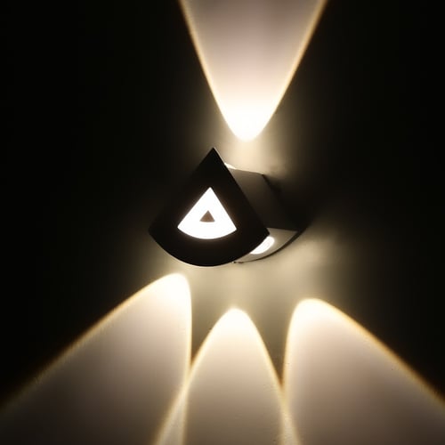 اضاءة جدارية ليد انارة اصفر