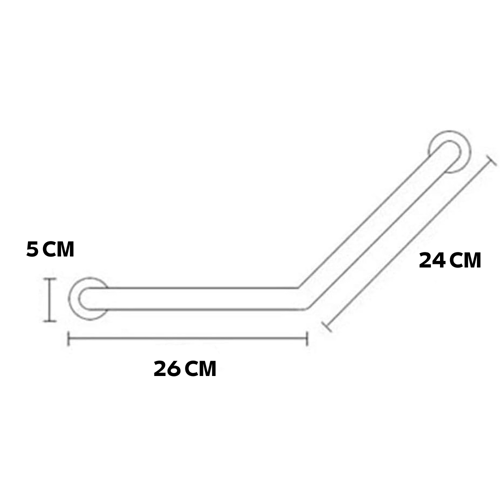مقبض حمام مع صبانة كروم