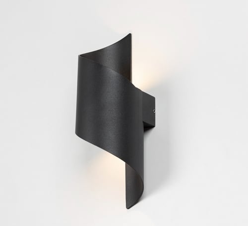 ابليك خارجي ليد اسود حلزوني إيطار اسود - هاتكو