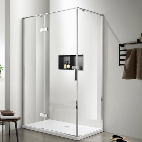 رف تخزين جداري مزوج رمادي تصميم مدمج من الفولاذ ال...