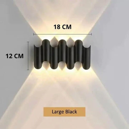 مصباح حائط خارجي ليد موديل اب داون 7 عدسات