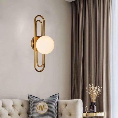 انارة حائط لون ذهبي راقي