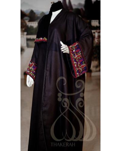 عباية فلسطينية بالخرز - أحمر