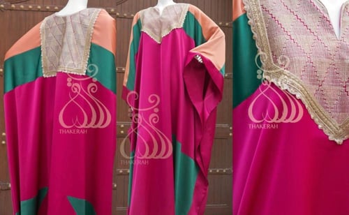 ثوب المتفت من الأزياء الفخمة التراثية في المنطقة ا...