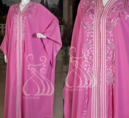 قفطان مغربي واسع - فوشي