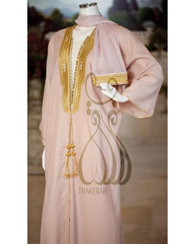 بشت داستي روز كلاسيك ، الخامة لينين والتطريز ذهبي...