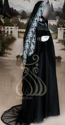 ثوب التحوال من خامة التُل - الأسود