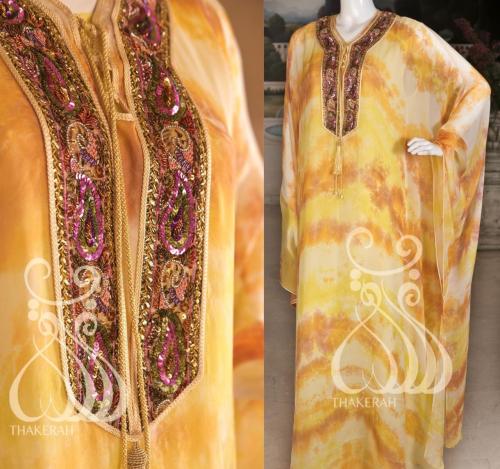 جلابية شيفون + بطانة