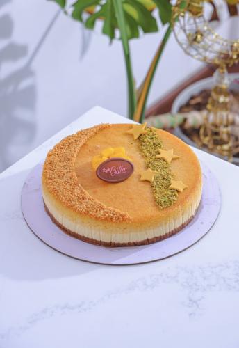 تشيزكيك بسبوسة وسط