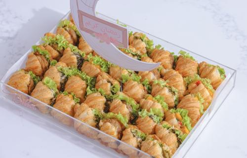 صينية موالح ( ميني كروسان محشي )