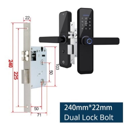 قفل باب الكتروني ذكي