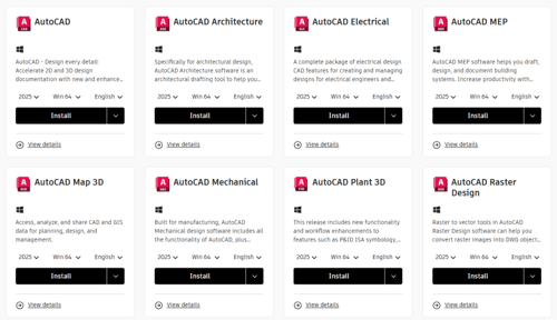 Autodesk AutoCAD اوتوكاد (لمدة سنة)
