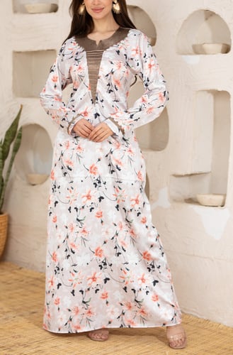 جلابية نسائية حرير 23(قطن 50%)