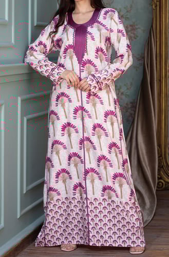 جلابية نسائية حرير 25 (قطن 65%)