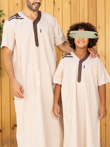 ثوب ولادي قرنفل 23 ( قطن 65 % )