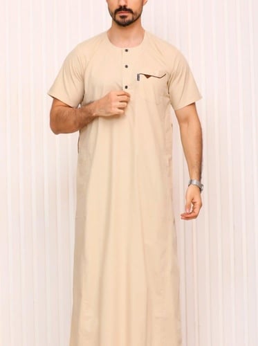 ثوب رجالي مسك 9 ( قطن 65٪)