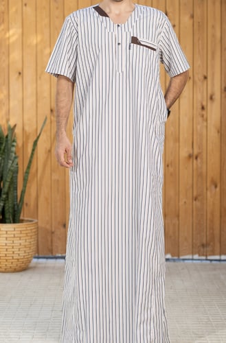 ثوب رجالي فارس 8 ( قطن 65 % )