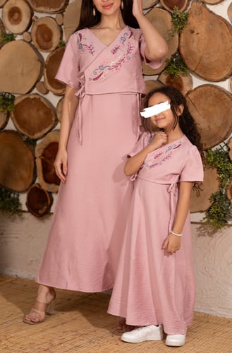 فستان نسائي نسمة 17(قطن 80%)