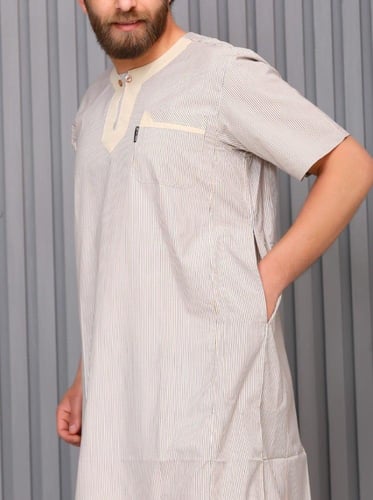 ثوب رجالي مسك 10 ( قطن 65% )