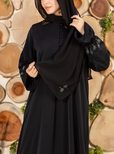 داليا 42 عباية النخلة مع أزرار